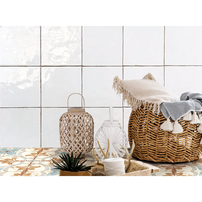 CeraVision Zel Casablanca White Glans Handvorm 13x13