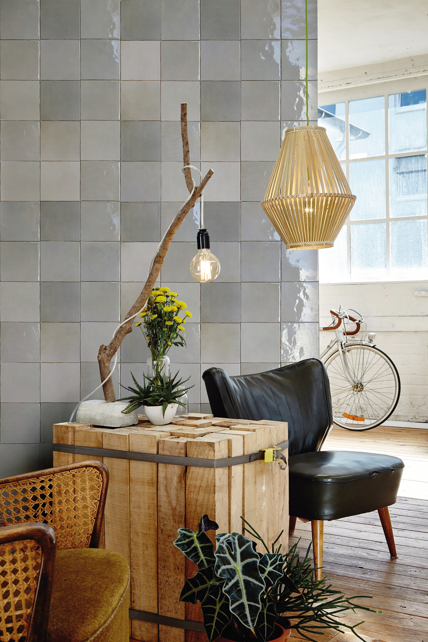 CeraVision Zel Sale Grey Glans Handvorm 13x13