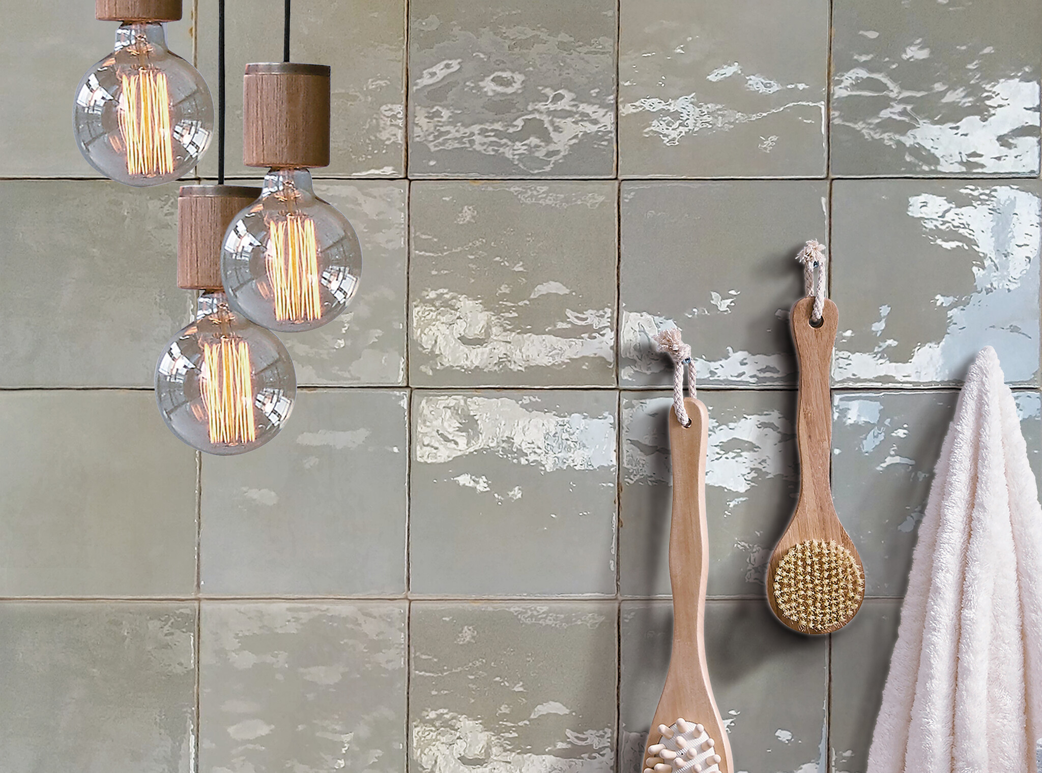 CeraVision Zel Sale Grey Glans Handvorm 13x13