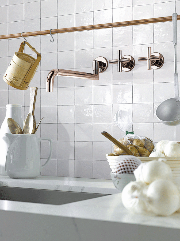 CeraVision Manara Clay Sahara White Glans Handvorm 10x10