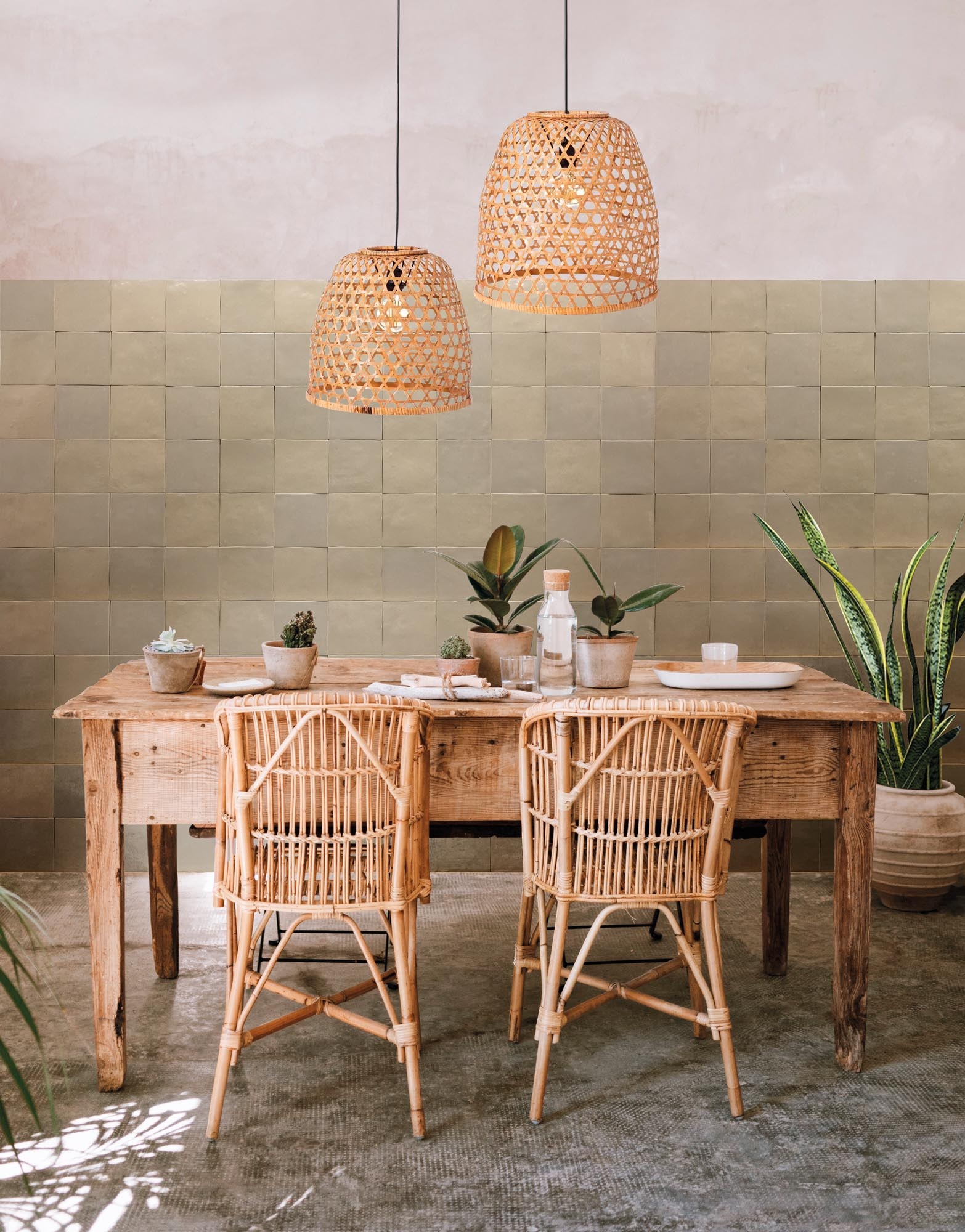 CeraVision Manara Clay Temara Taupe Glans Handvorm 10x10