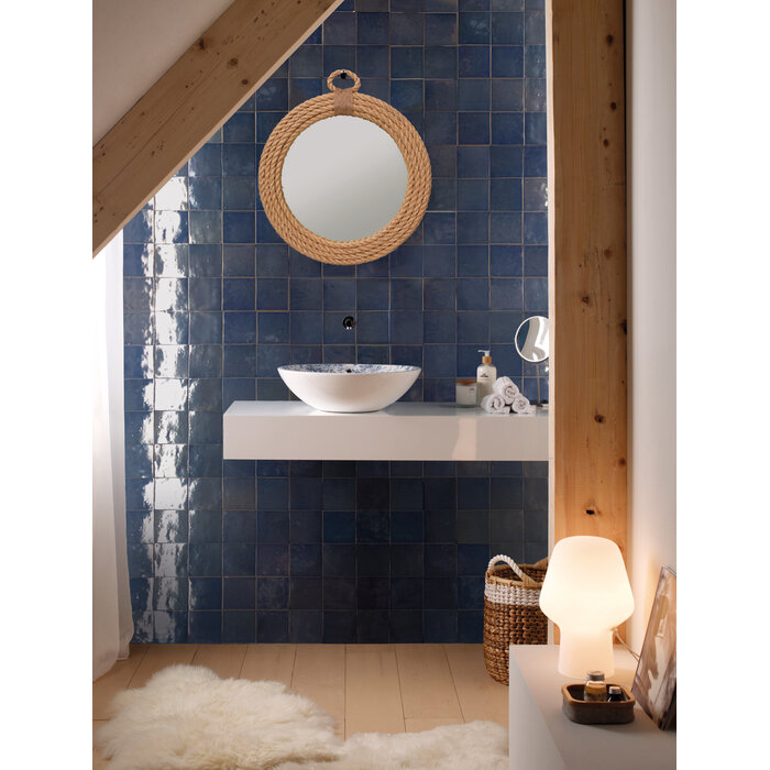 CeraVision Manara Clay Meknes Marine Glans Handvorm 10x10