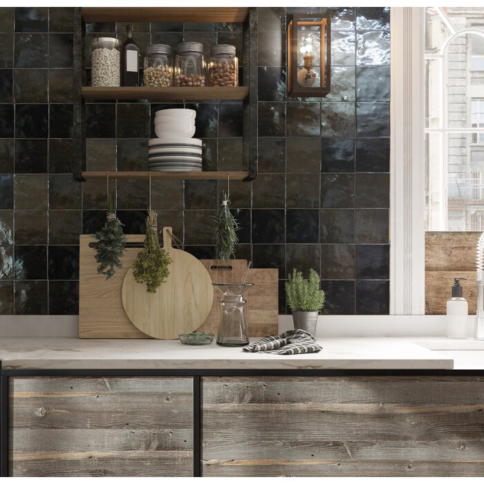 CeraVision Manara Clay Berber Black Glans Handvorm 10x10