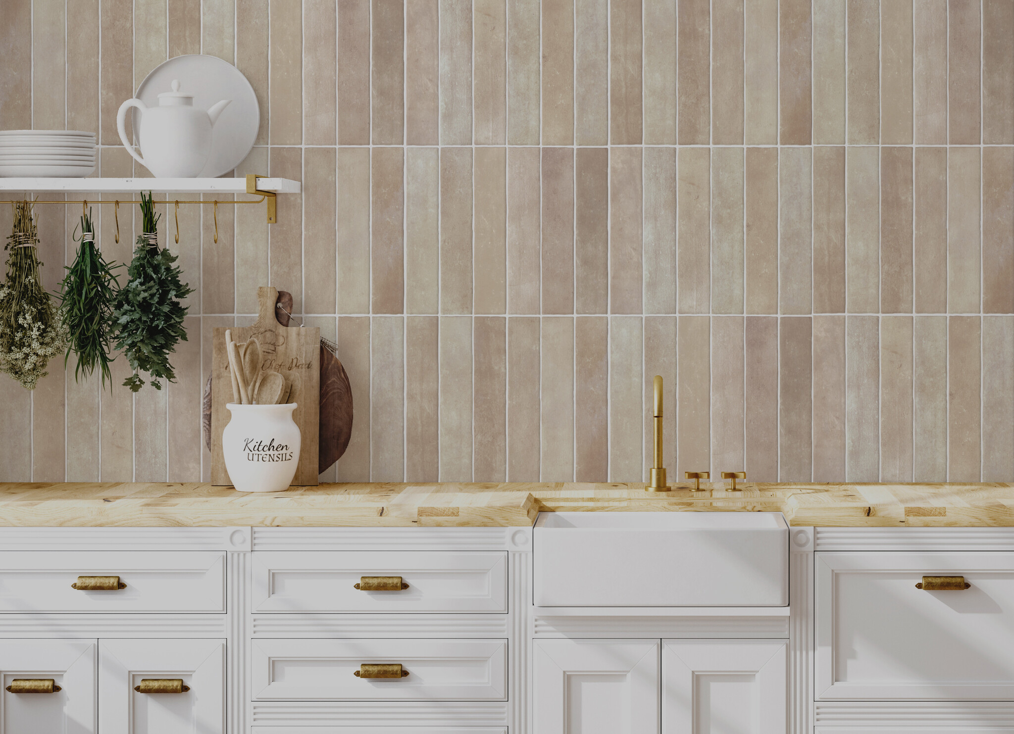 Alpilles Coral Mat Handvorm 5x25