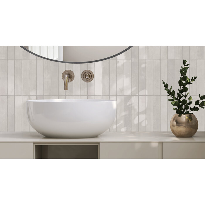 CeraVision Alpilles Cream Mat Handvorm 5x25