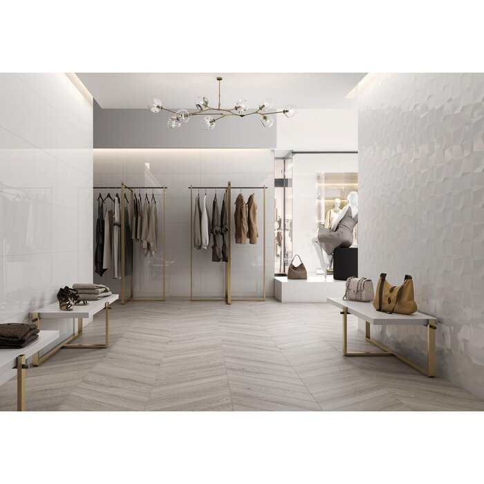 CeraVision Vantage Blanco Glans 40x120 Rett