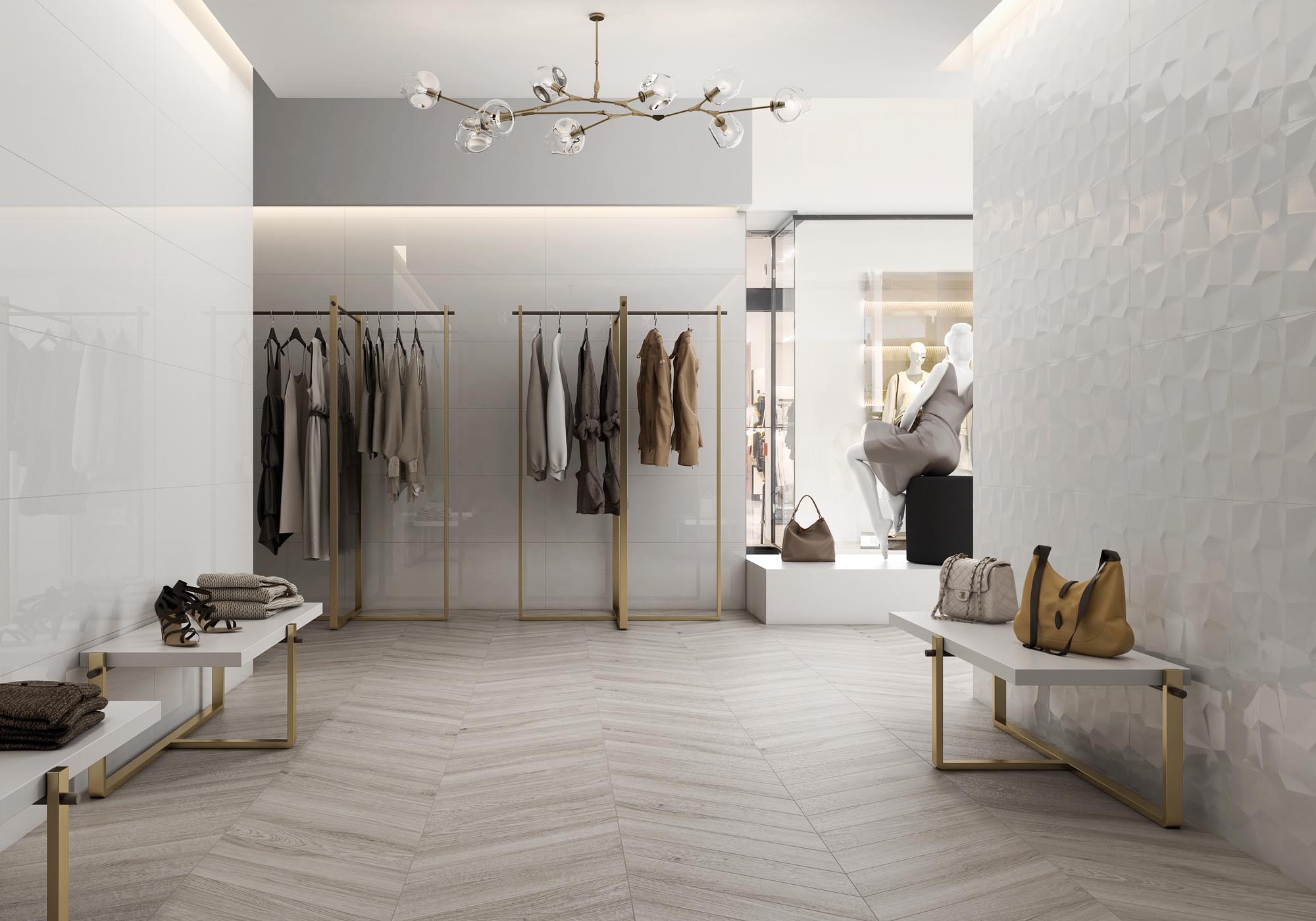 CeraVision Vantage Blanco Glans 40x120 Rett