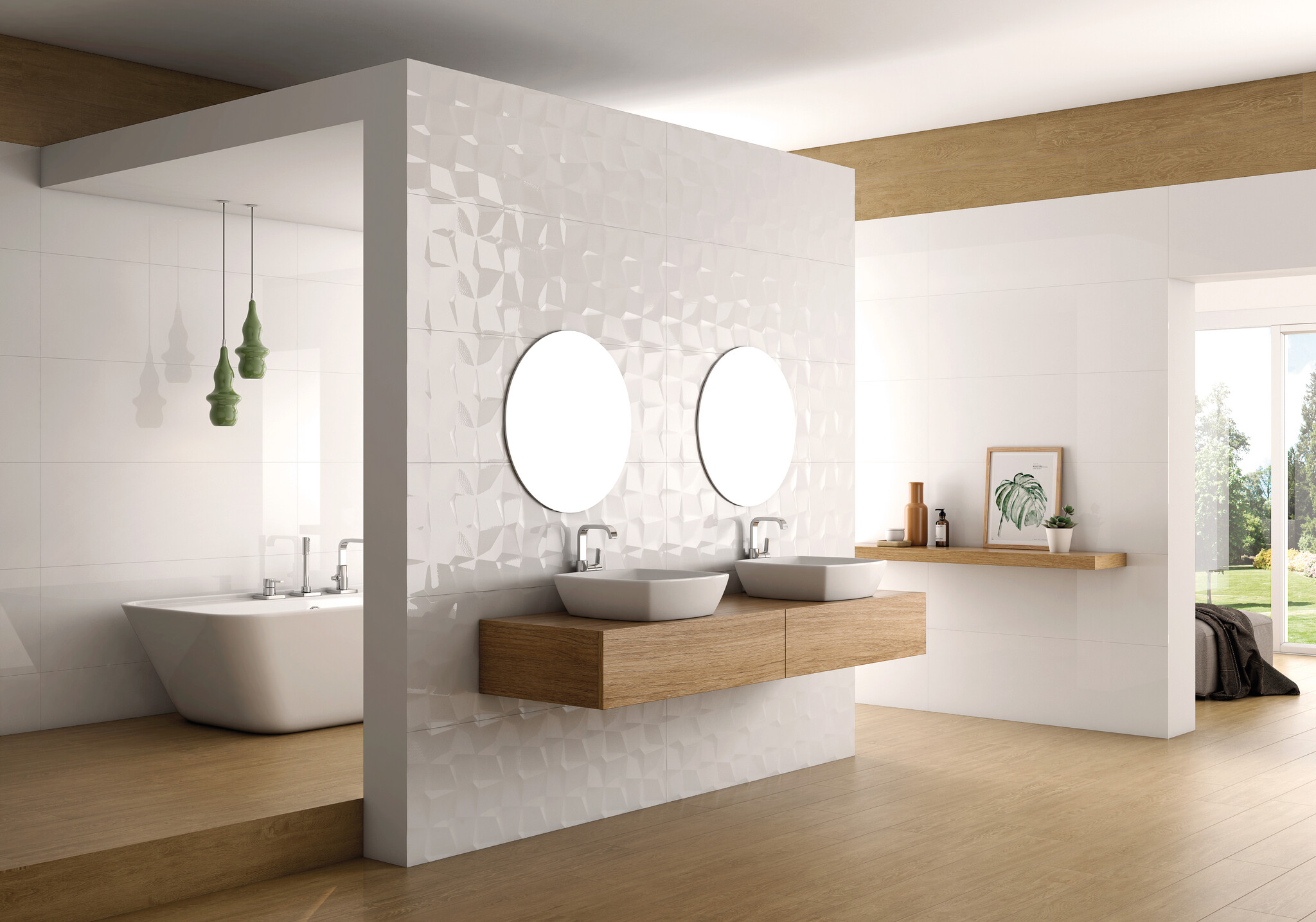 CeraVision Vantage Blanco Glans 40x120 Rett