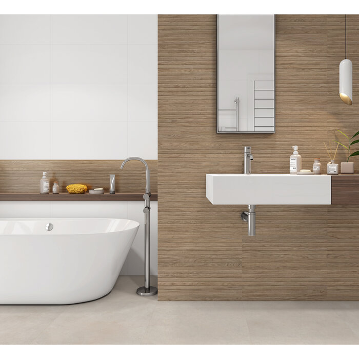 CeraVision Woodstrip Nogal Mat 30x60 Rett