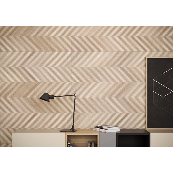 CeraVision Eukalypt Vector Crema Miel Mat Decor 40x120 Rett