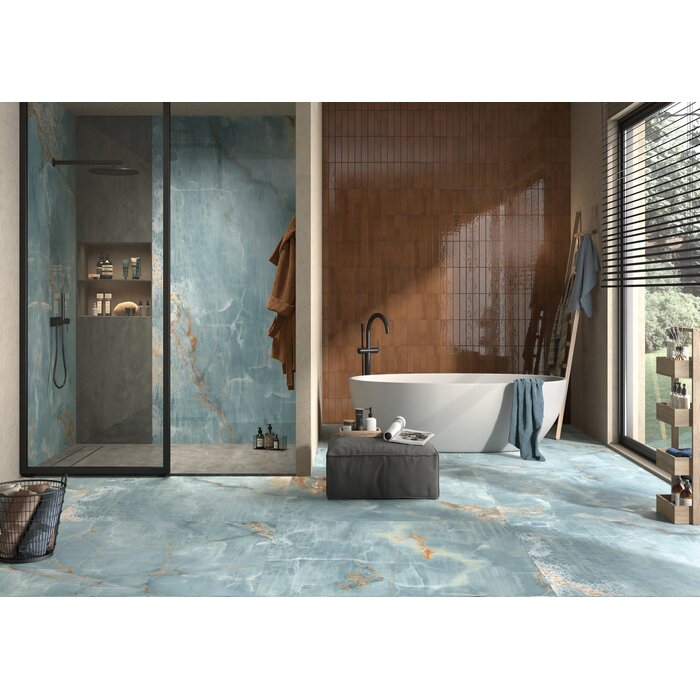 Imola Ceramica The Room BLU AQ6 LP Glans 60x120 Rett