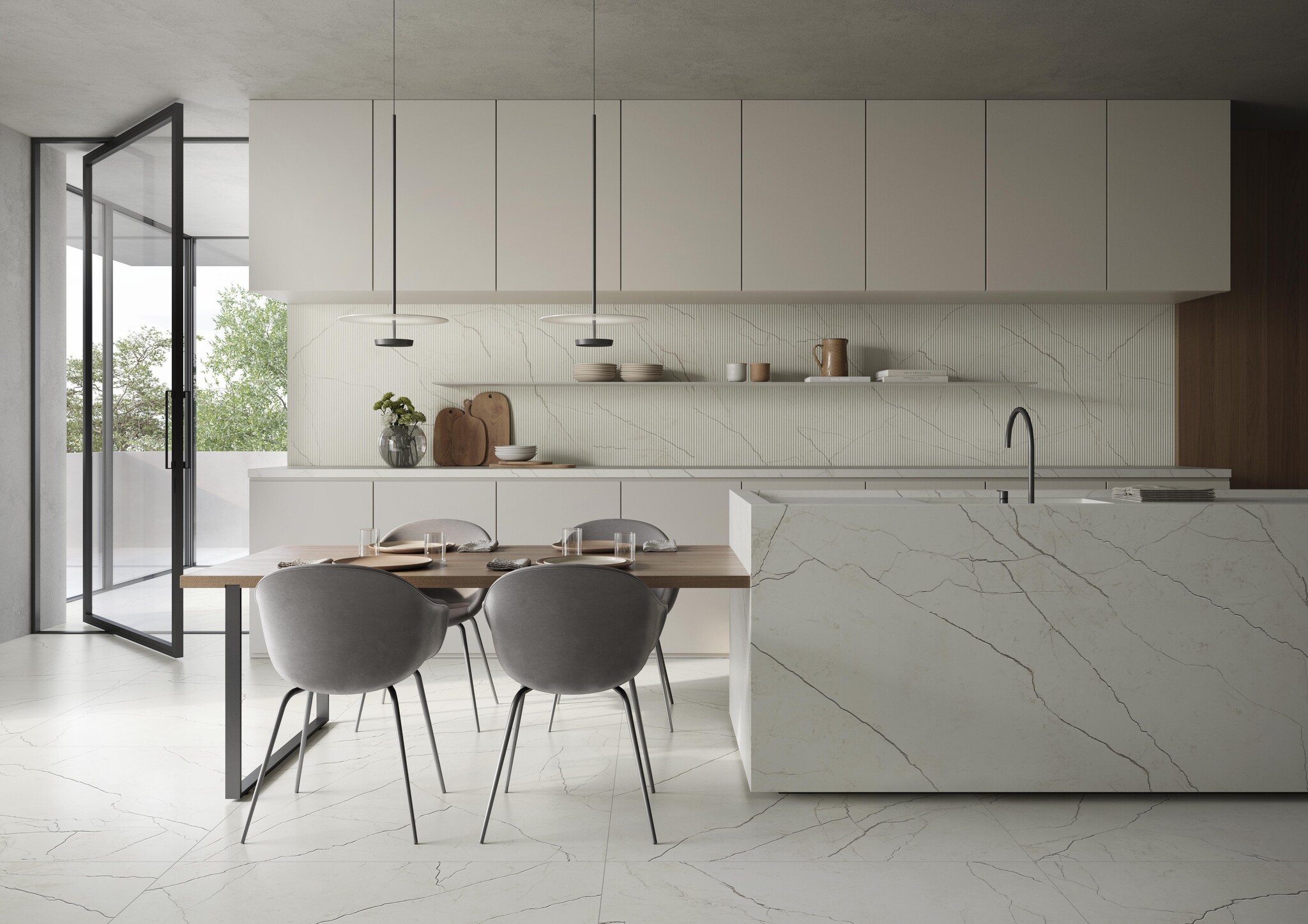 Casalgrande Padana Marmora Palombino Vein-Touch Zijdeglans 60x120 Rett