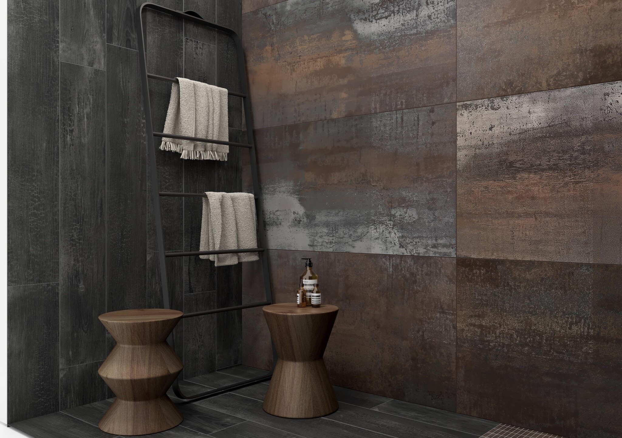 CeraVision Corten A Bronce Mat 60x120 Rett