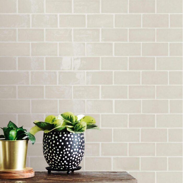 CeraVision Acquarella Antic Grey Glans Handvorm 7,5x15