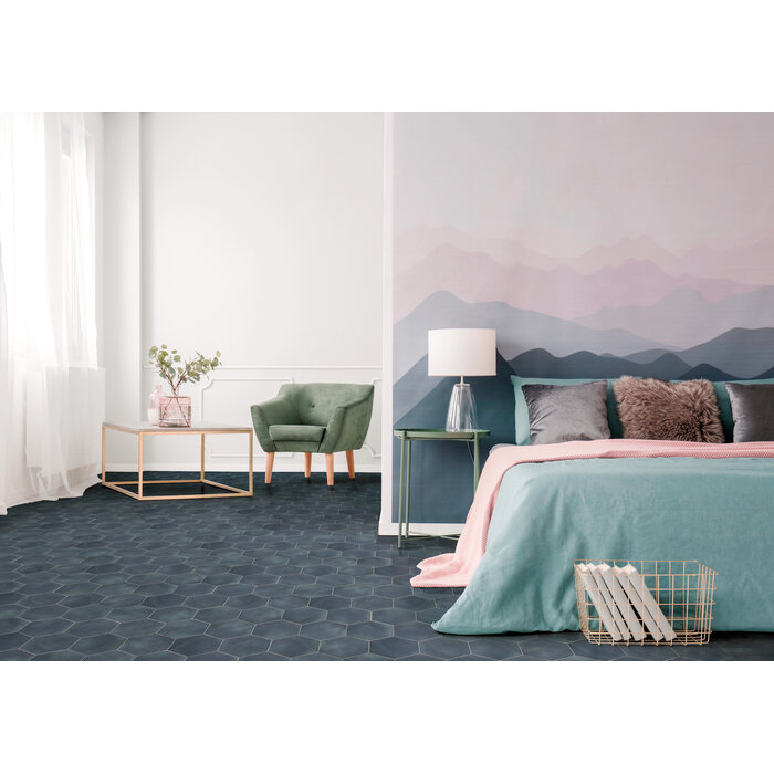 CeraVision Capri Chiazza Marino Zijdeglans Hexagon 14x16