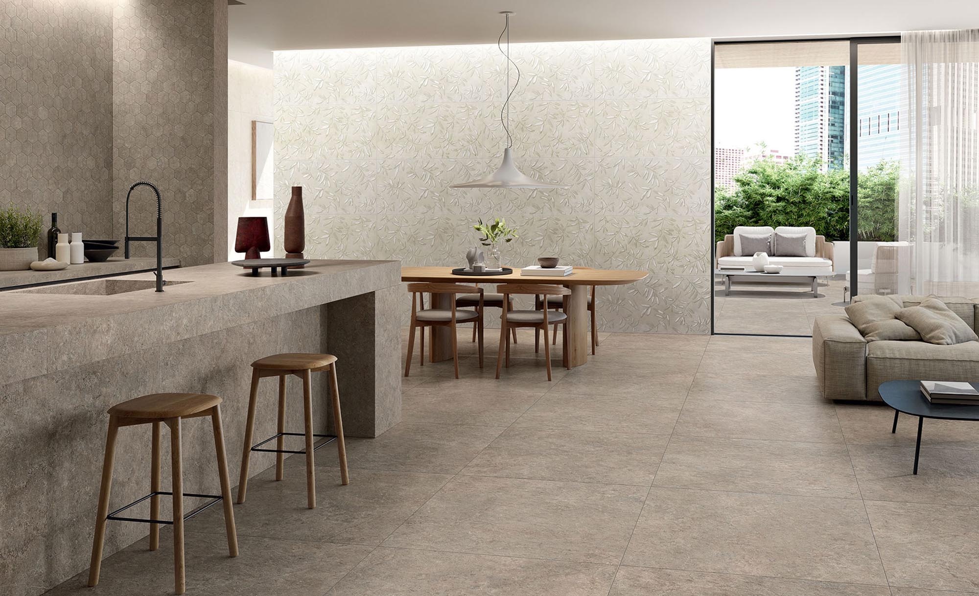 CeraVision Landstone Taupe Mat 100x100 Rett