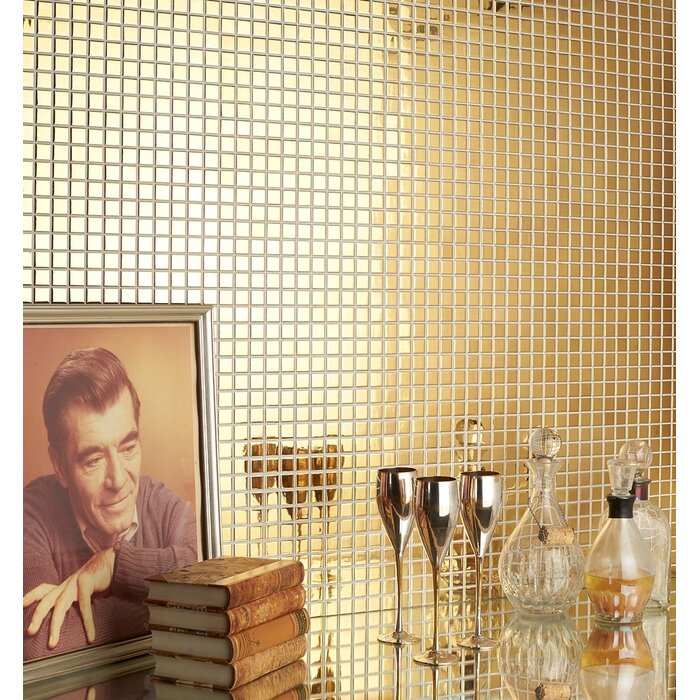 CeraVision Porcelain Nature Gold Glans Mozaiek (2,3x2,3) 30x30