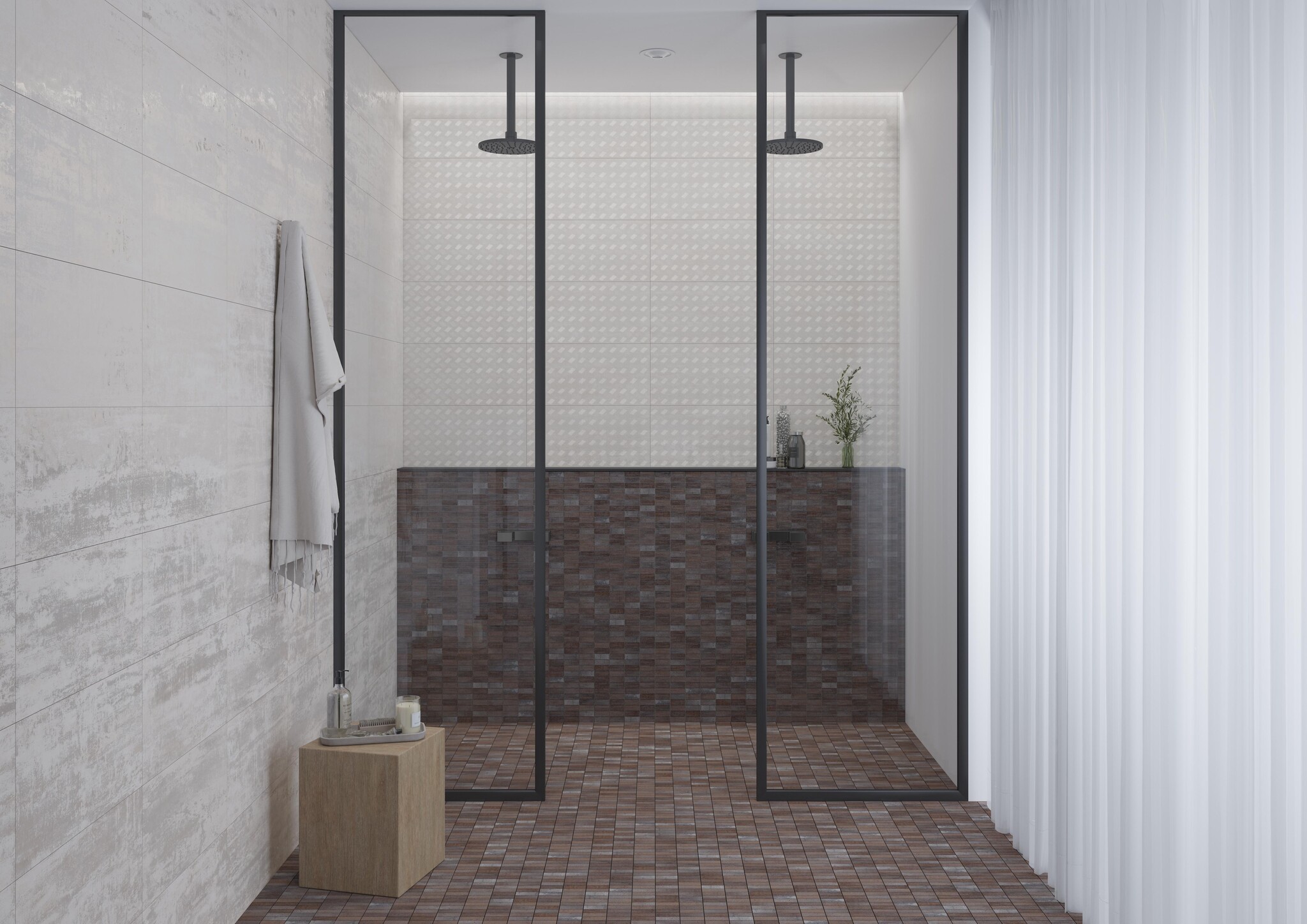 CeraVision Corten A Bronce Mosaic 30x30 UC