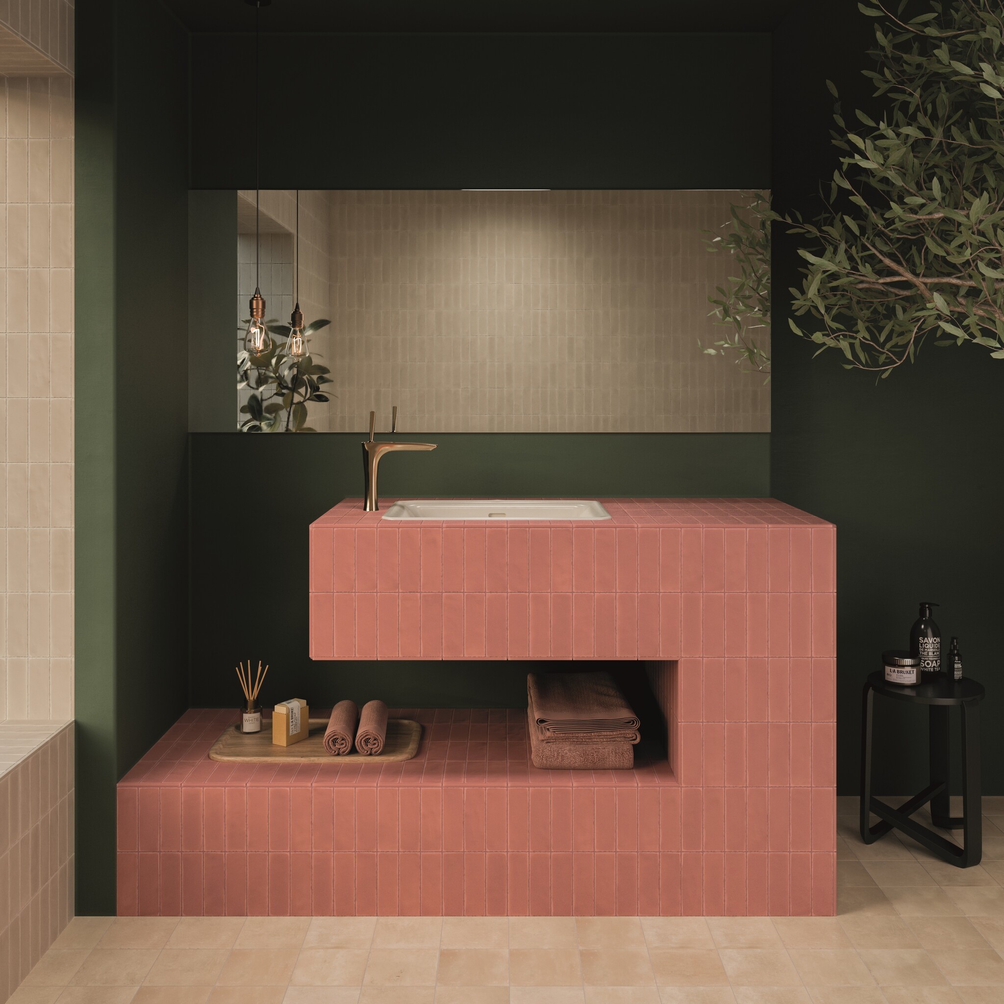 CeraVision Rebels Terracotta Mat Handvorm 5x15