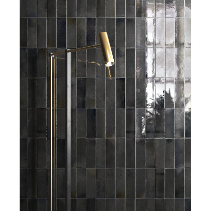 CeraVision Hanoi Black Ash Glans Handvorm 5,1x16,1