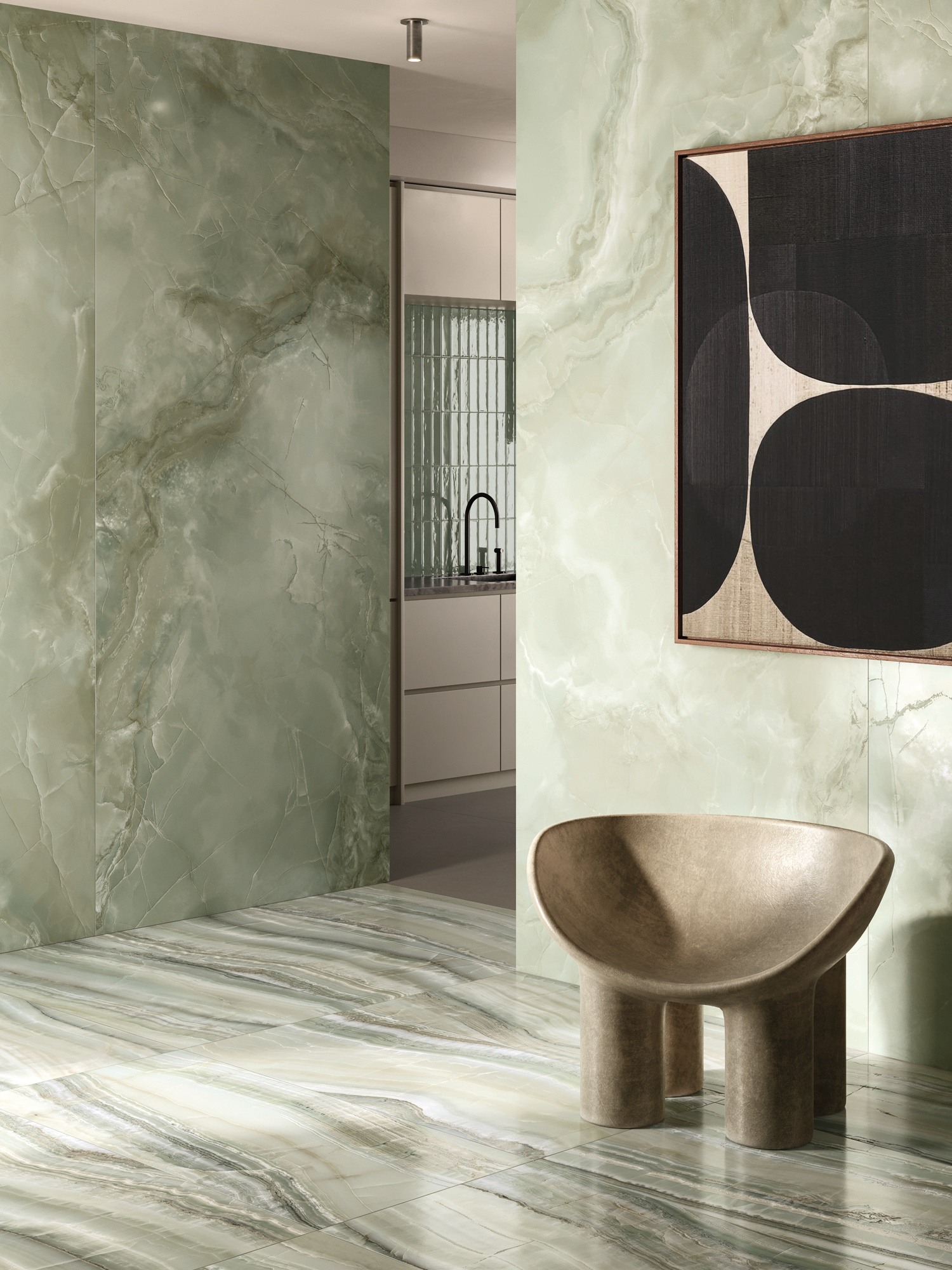 CeraVision Venus Jade Veined Zijdeglans 59,5x119,2 Rett