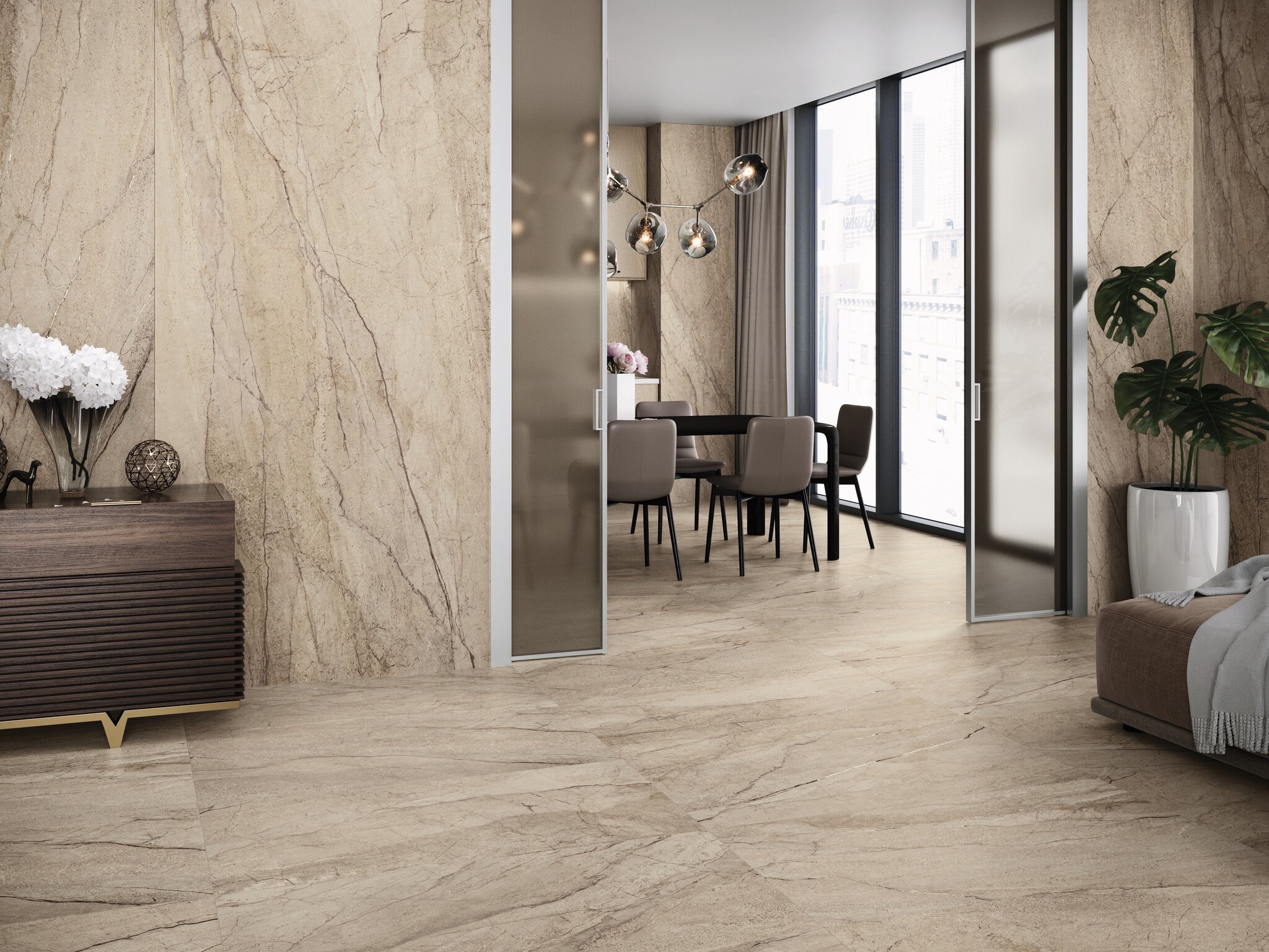 CeraVision Mare Di Sabbia Beige Mat 60x120 Rett