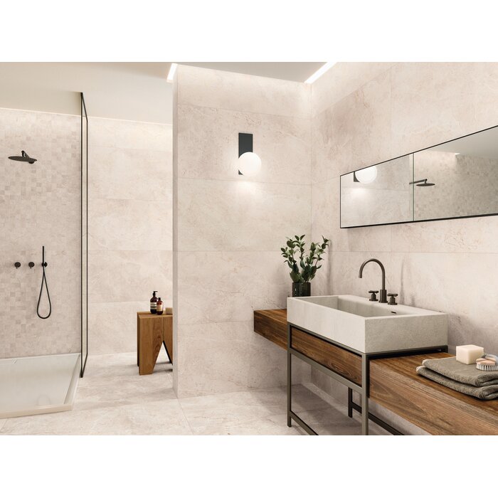 CeraVision Augustus Cream Mat 60x120 Rett