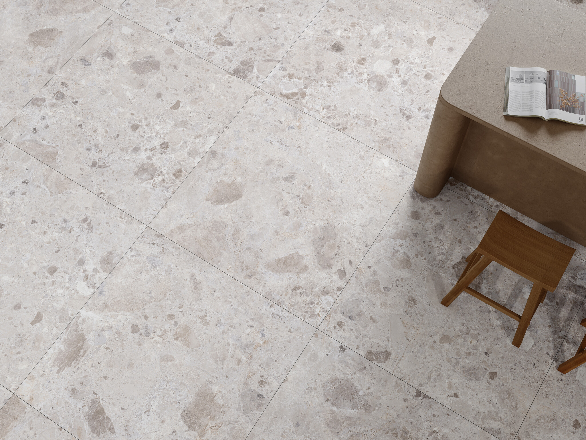 Excellent Collectie Petra Grey Mat 120x120 Rett