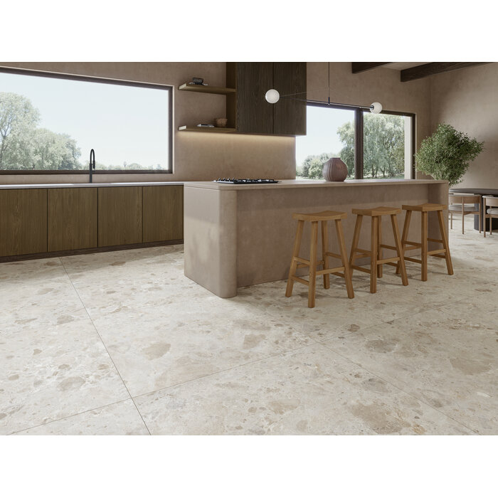 Excellent Collectie Petra Taupe Mat 120x120 Rett