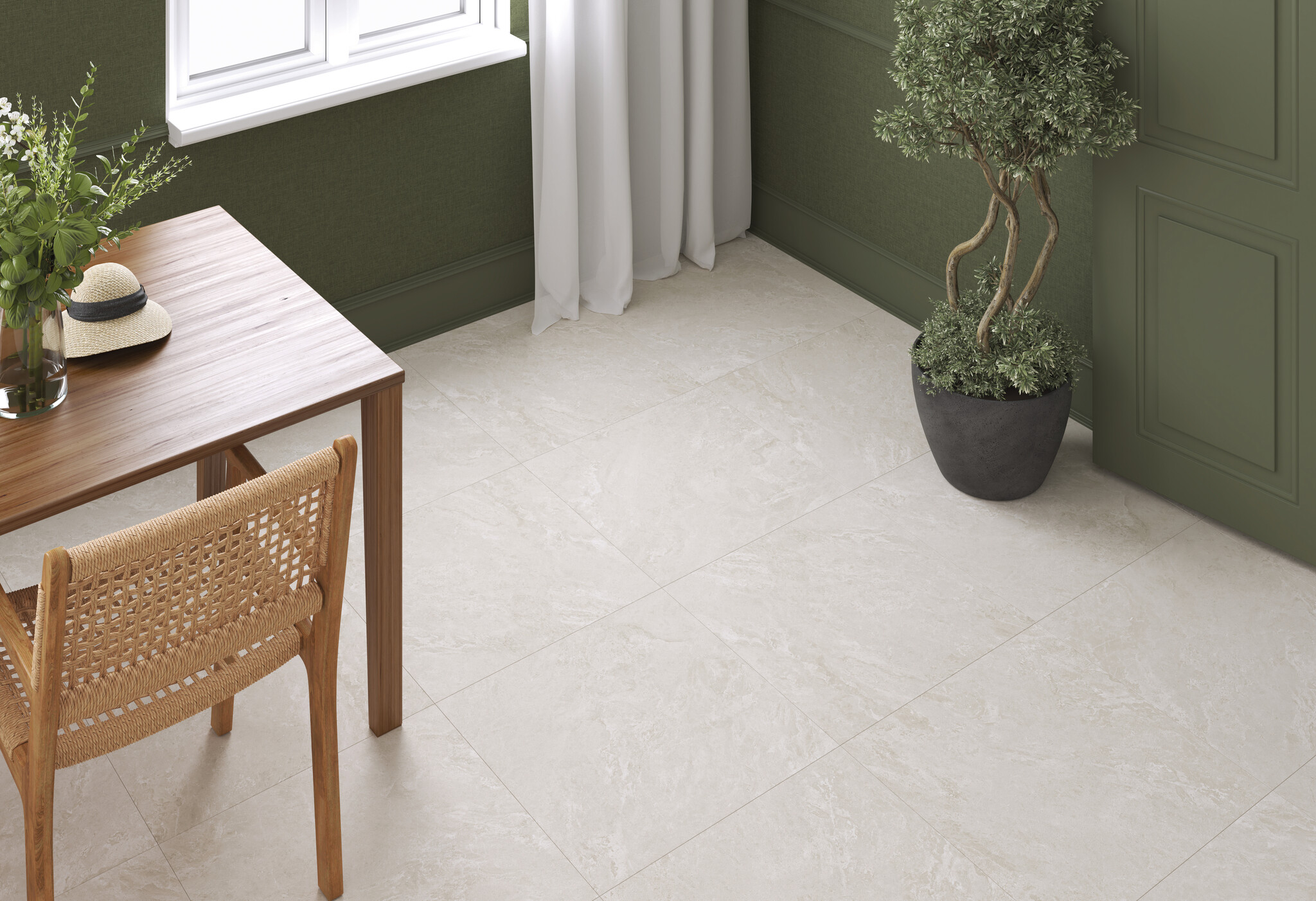 CeraVision Eternity White Mat 60x60 Rett