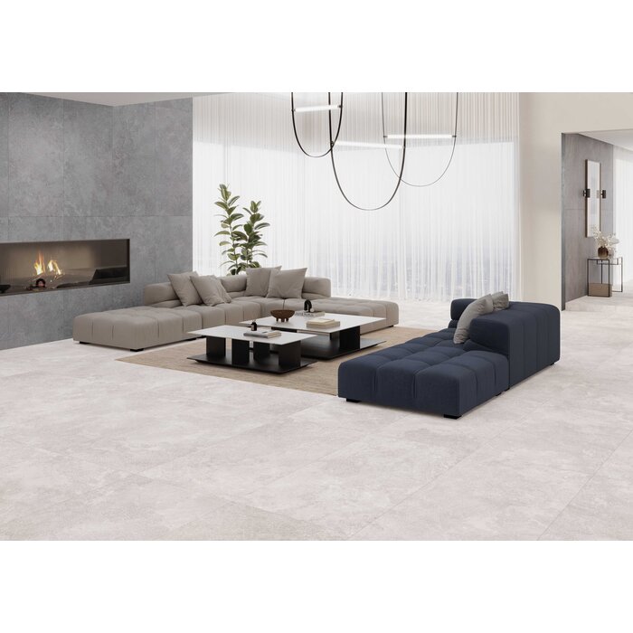 CeraVision Blueslate White Mat 100x100 Rett