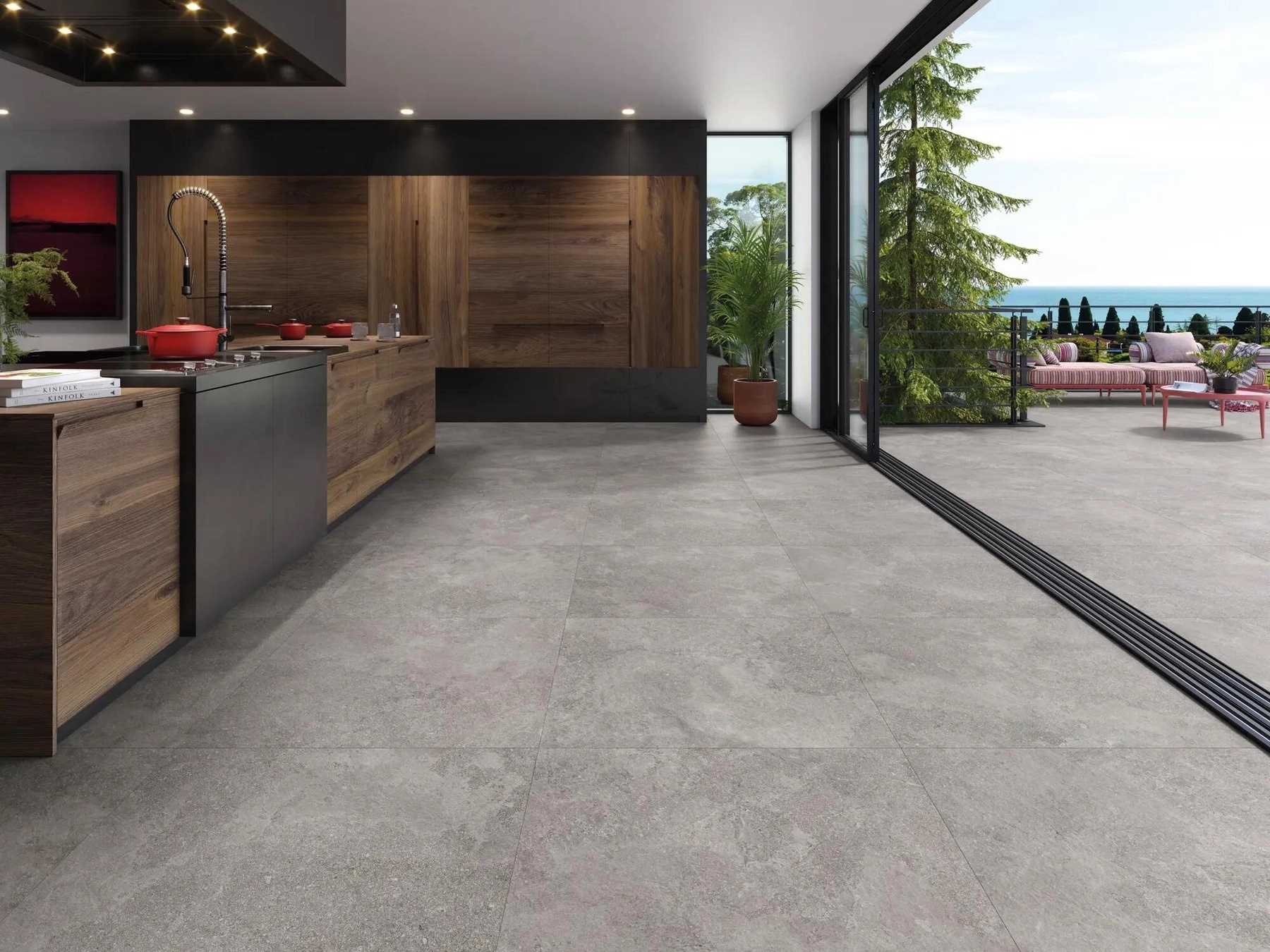 CeraVision Blueslate Nature Mat 100x100 Rett