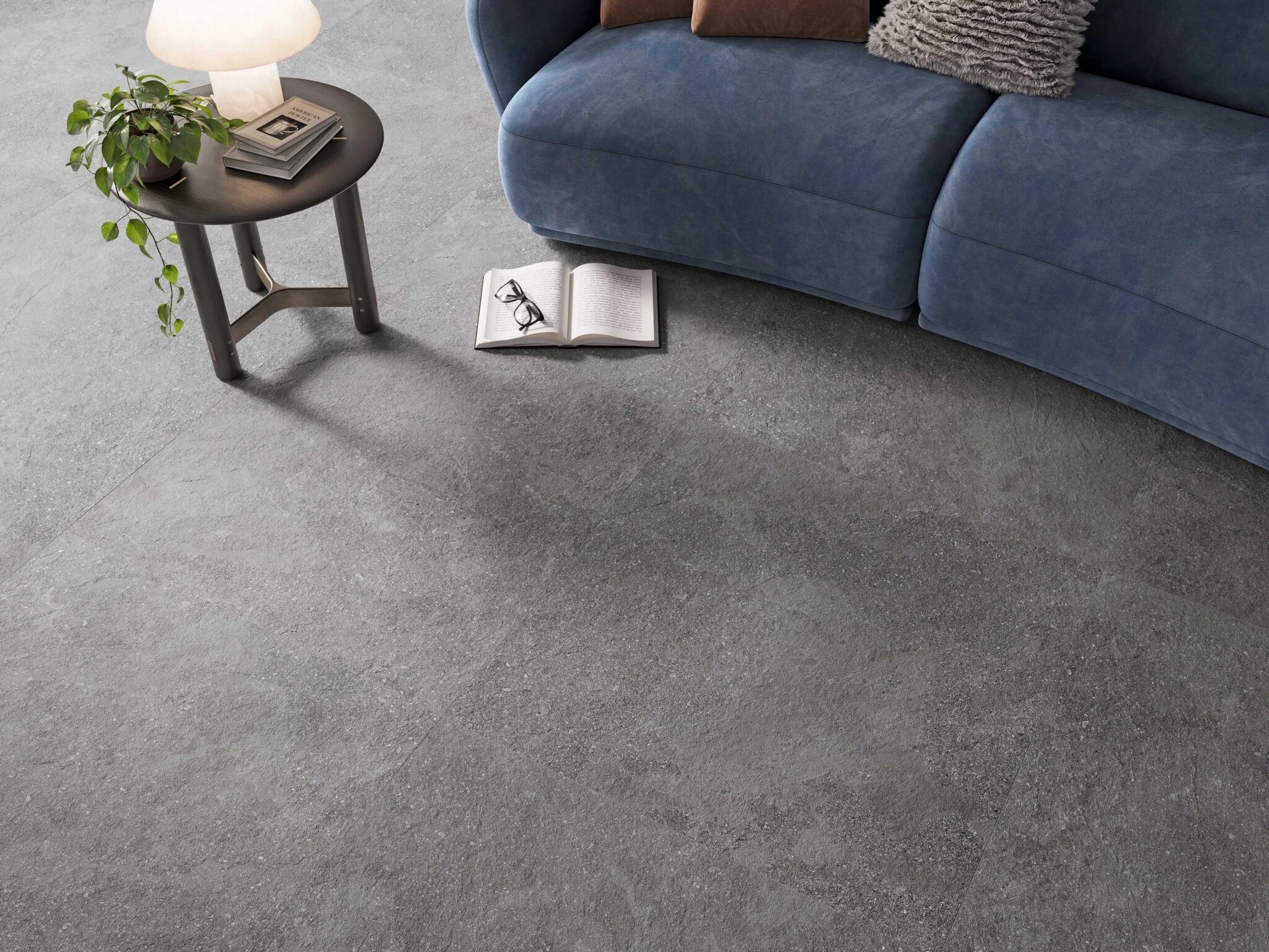 CeraVision Blueslate Grey Mat 100x100 Rett