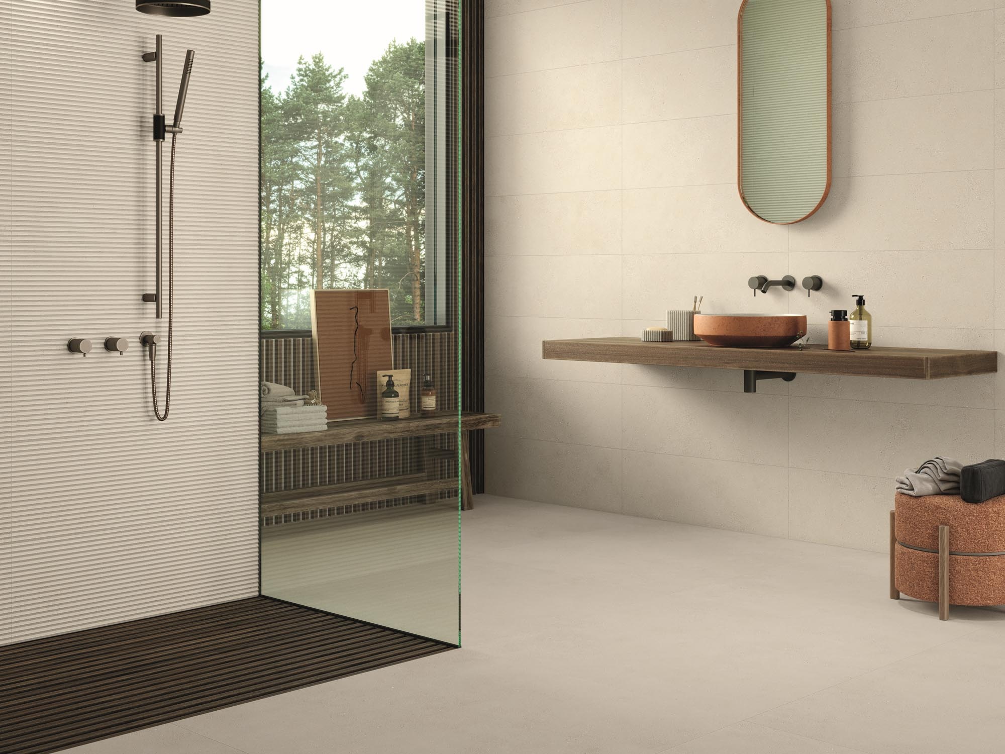 CeraVision Bornem Bone Mat 100x100 Rett