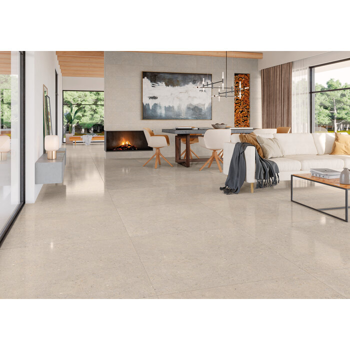 CeraVision Cement Stone Greige Mat 100x100 Rett