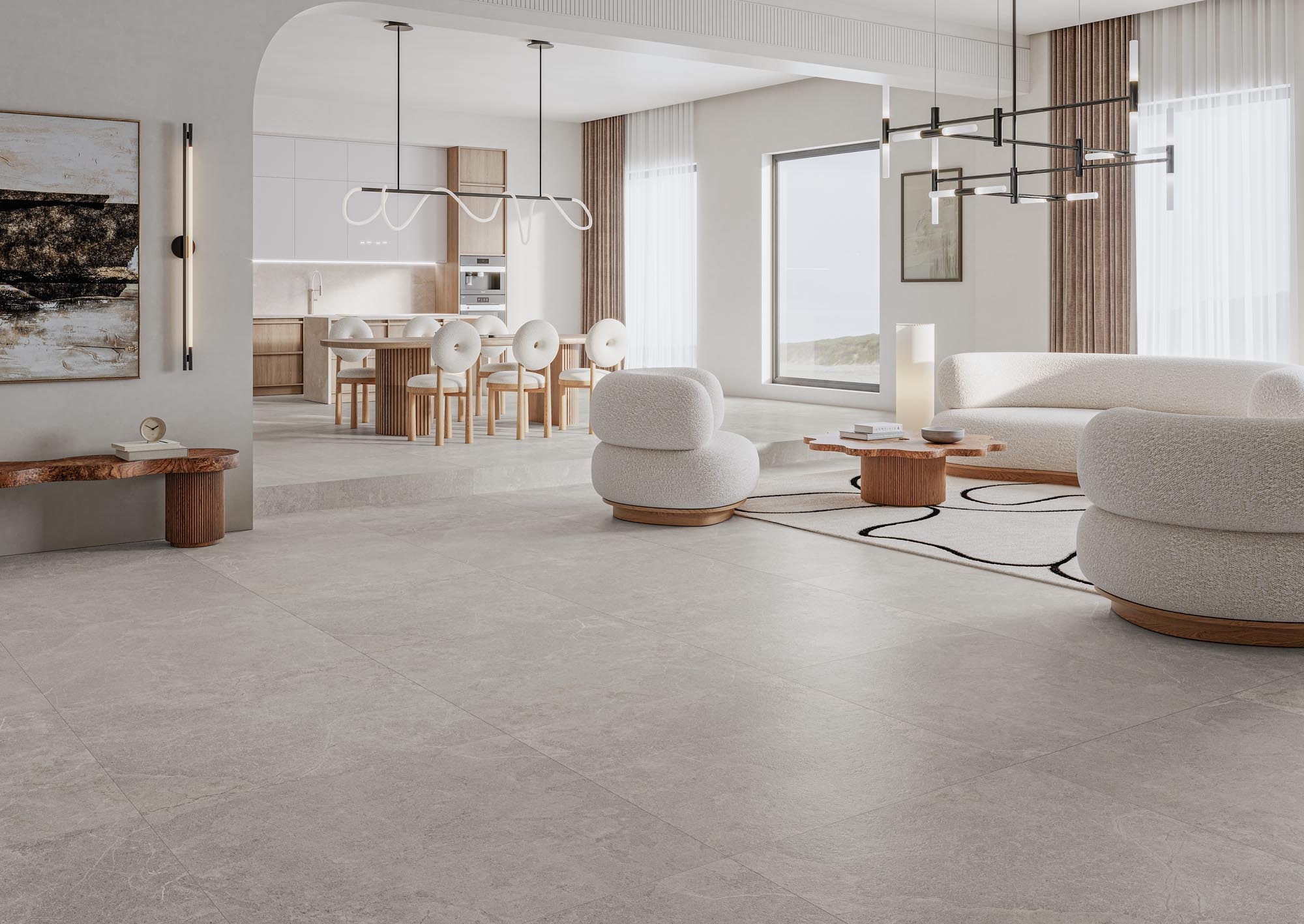 CeraVision Natural Stone Pearl Mat 100x100 Rett