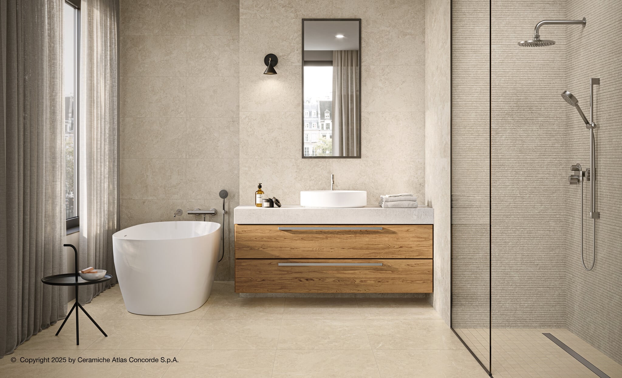 CeraVision Duolith Ivory Mat 60x60 Rett