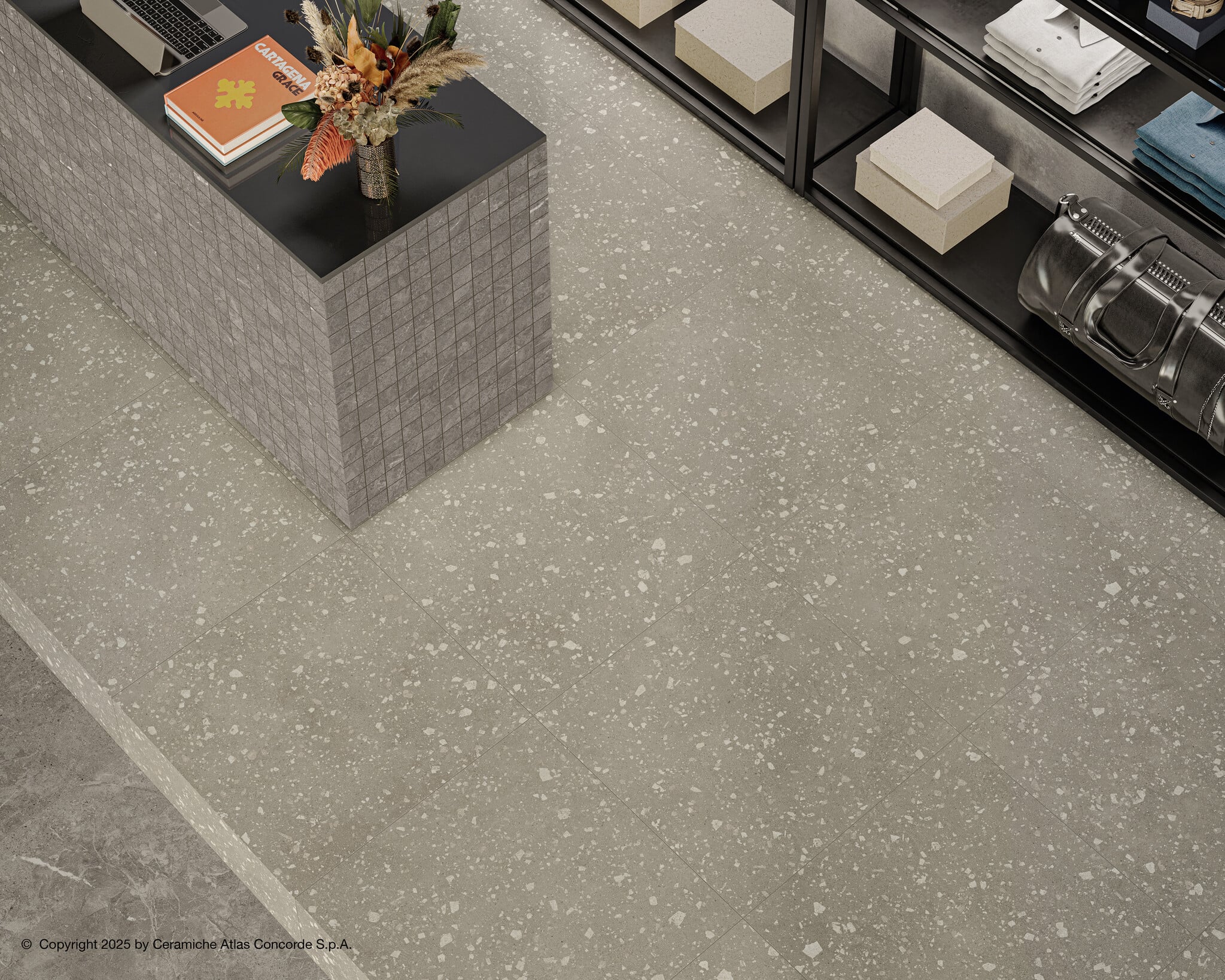 CeraVision Duolith Terrazzo Mat 60x60 Rett