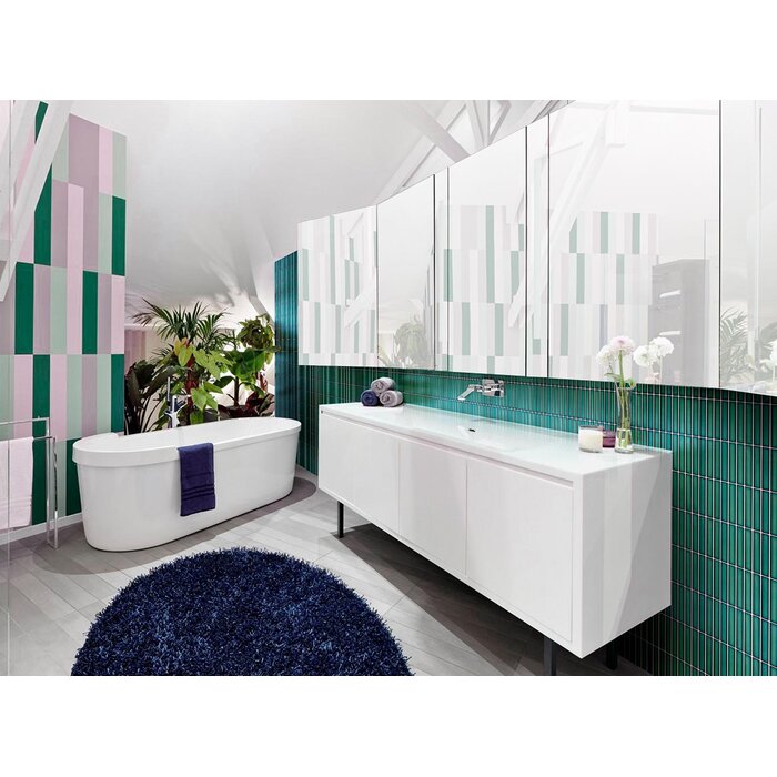 CeraVision Porcelain Frauke Glans Mozaiek (1,2x9,2) 28,2x30,8