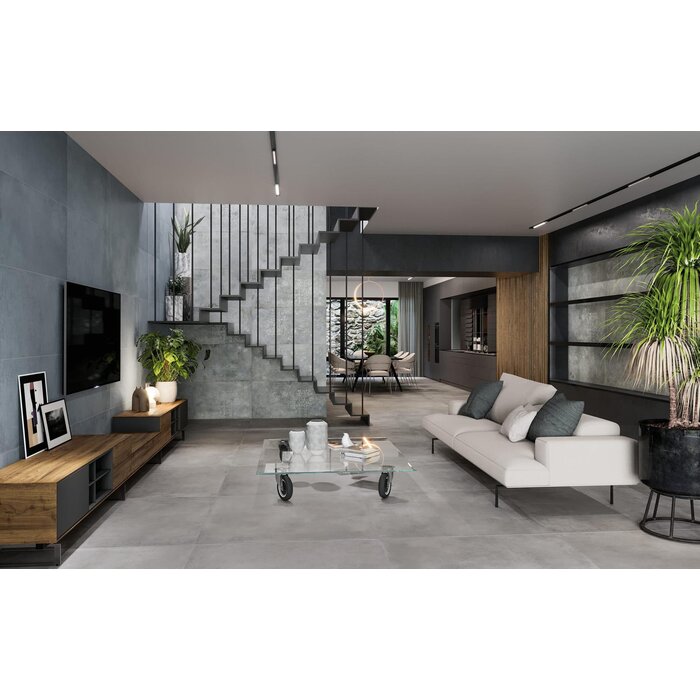 CeraVision Glam Project 94_evo Grigio Cromo Mat 60x60 Rett