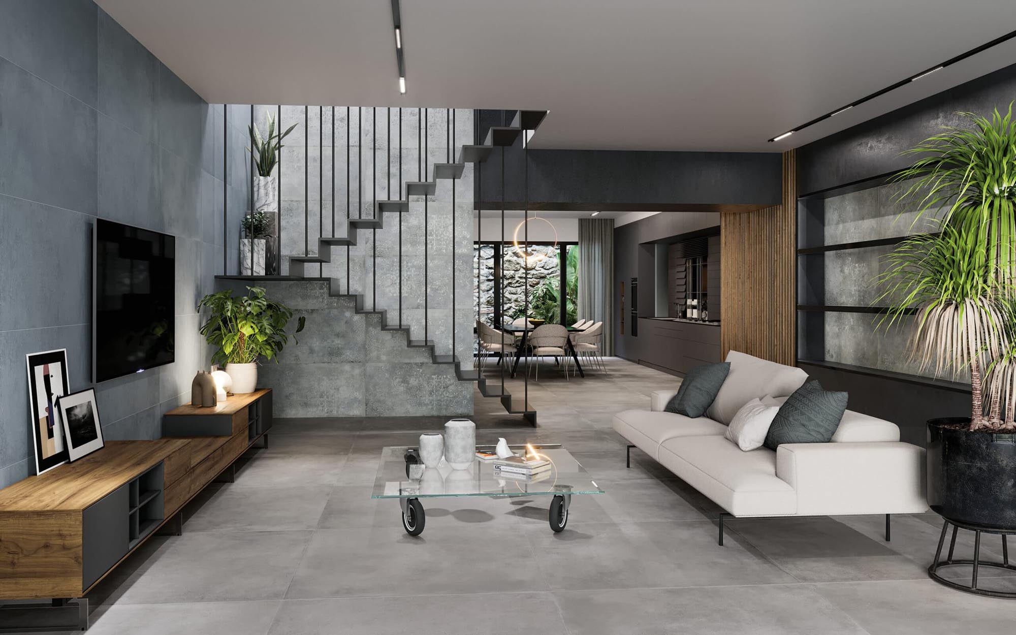 CeraVision Glam Project 94_evo Grigio Cromo Mat 60x60 Rett