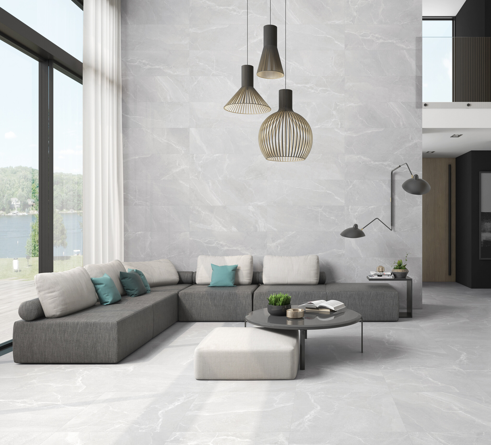 CeraVision Byblos Gris Mat 90x90 Rett