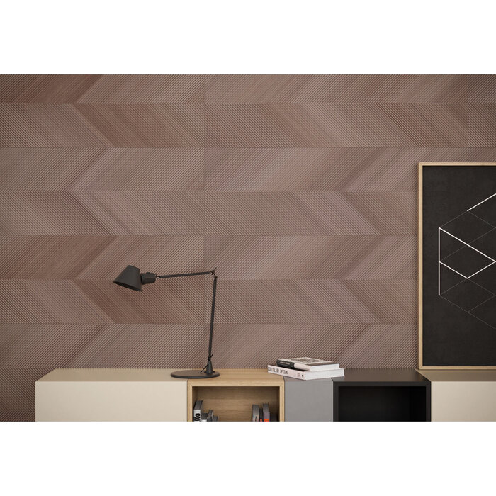 CeraVision Eukalypt Vector Marron Cacao Mat Decor 40x120 Rett