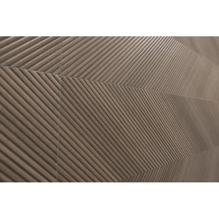 CeraVision Eukalypt Vector Marron Cacao Mat Decor 40x120 Rett