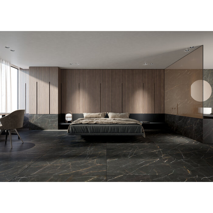 CeraVision Laurent Negro Mat 60x120 Rett