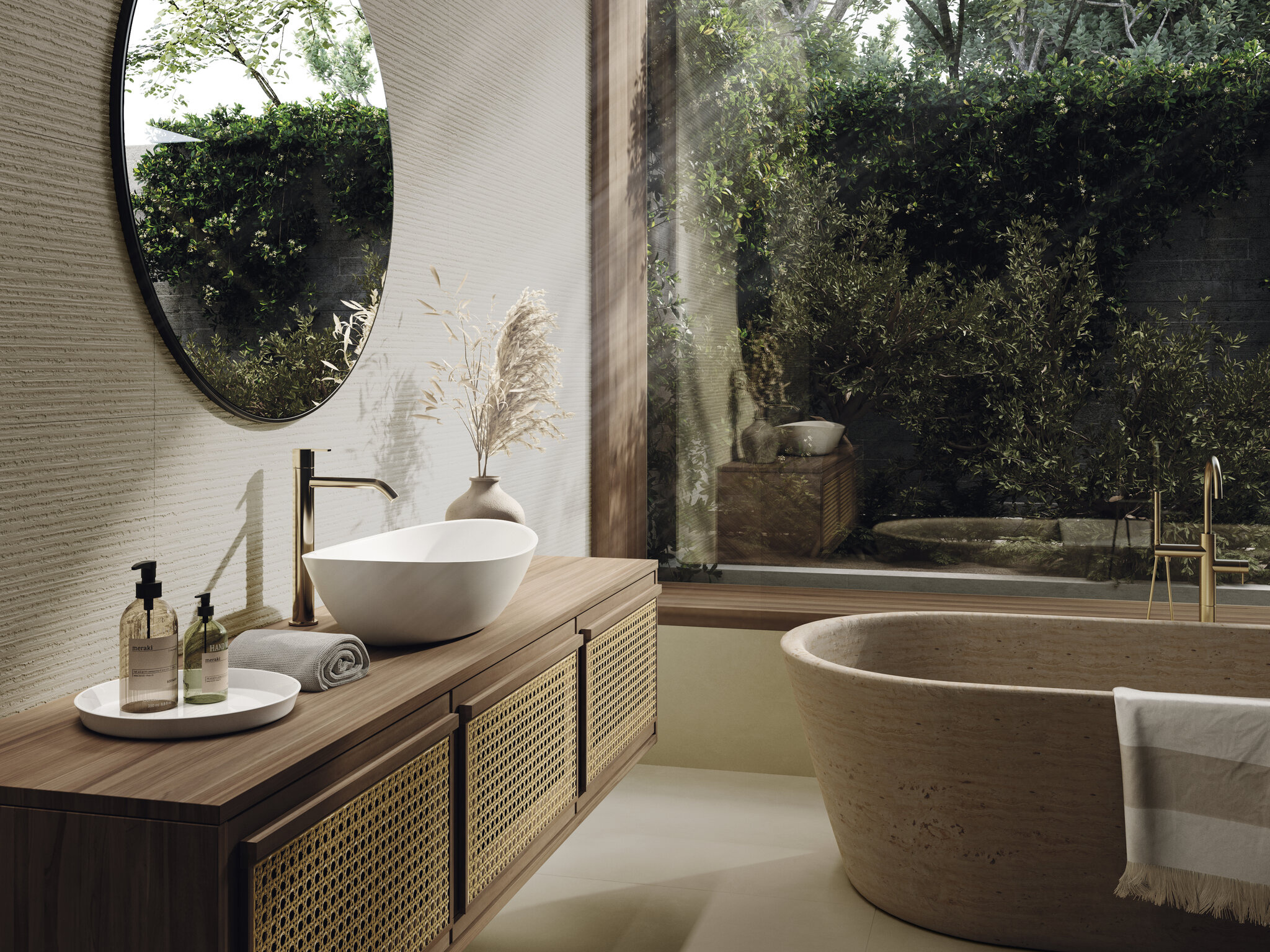 CeraVision 1,44m2 Origin Cream Trace Rtt 40x120