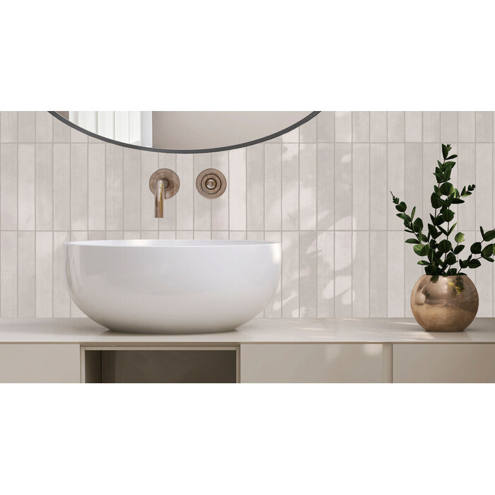 CeraVision Alpilles Cream Mat Handvorm 5x25