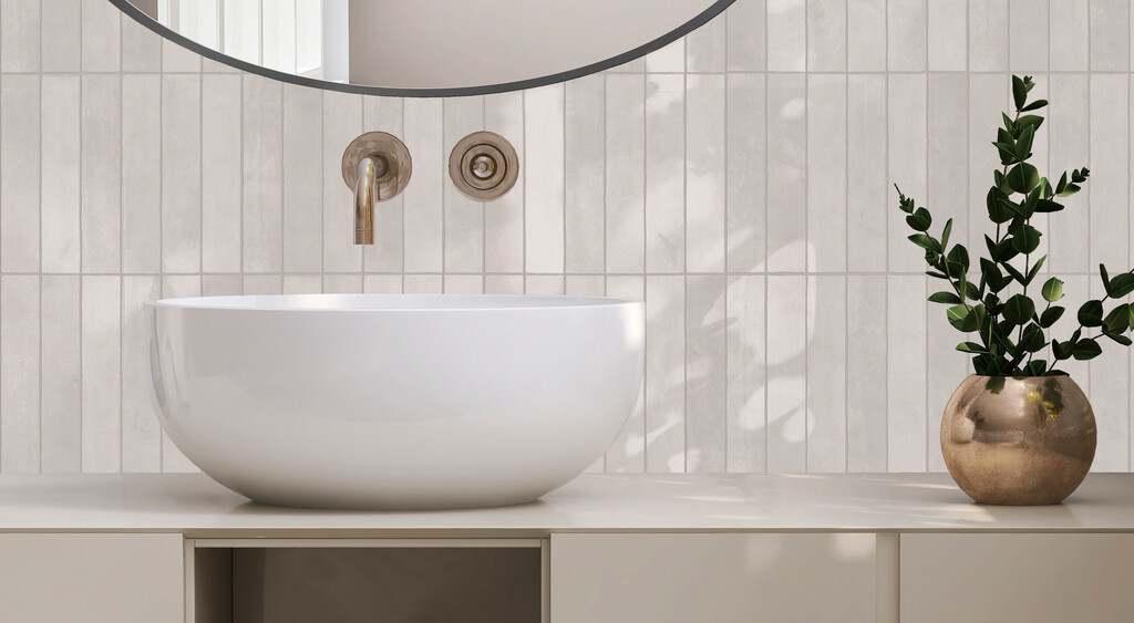 CeraVision Alpilles Cream Mat Handvorm 5x25