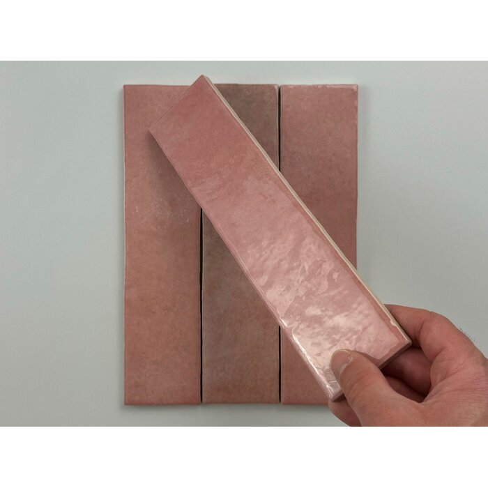 CeraVision 0,50m2 Vita Roze Glans 6x24,6