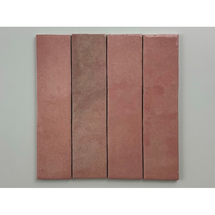 CeraVision 0,50m2 Vita Roze Glans 6x24,6